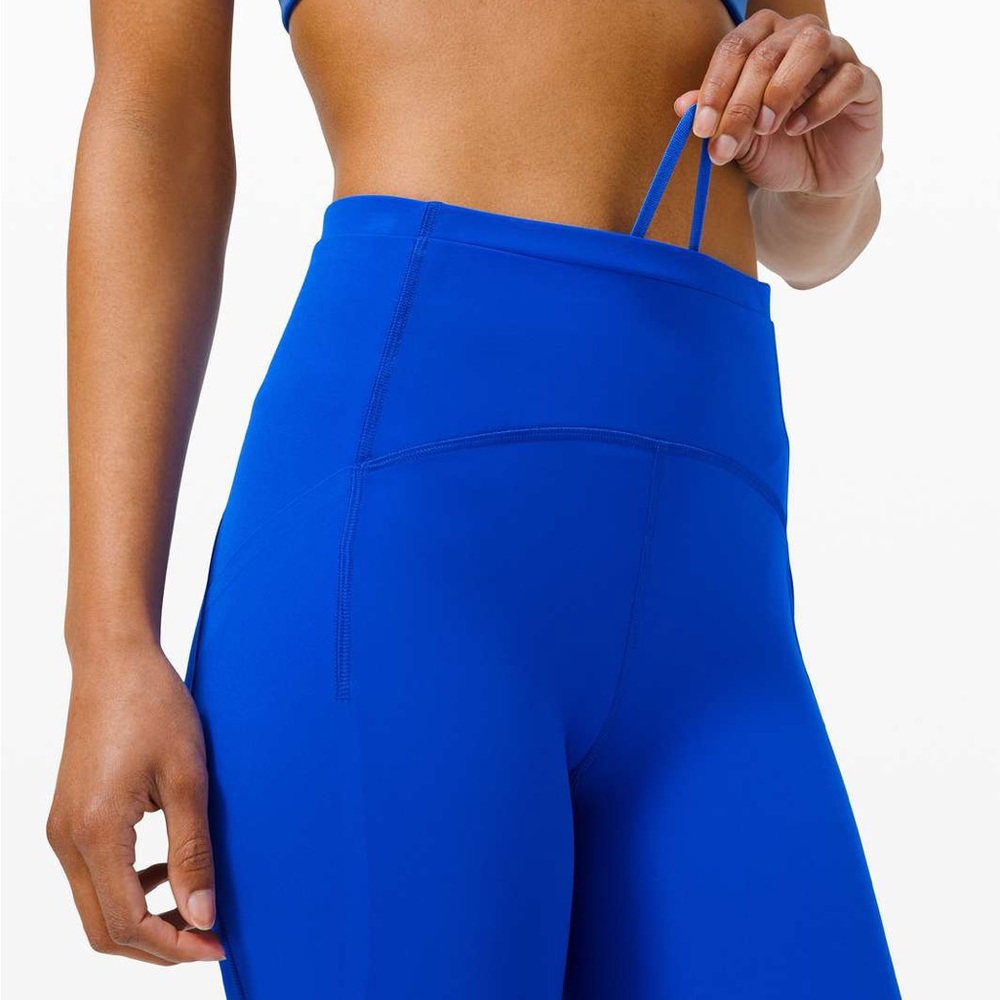 lululemon swift speed high rise tight 28” size 4 cerulean blue
